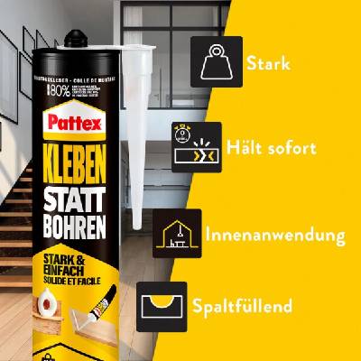 Pattex Montážní lepidlo univerzální 400 ml
