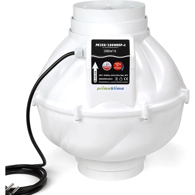 Prima Klima Вентилатор PK150/160WHSP-A Ø150/160mm 1000m3/h