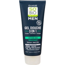 SO’BiO étic Men sprchový gel 3v1 osvěžující vetiver 200 ml