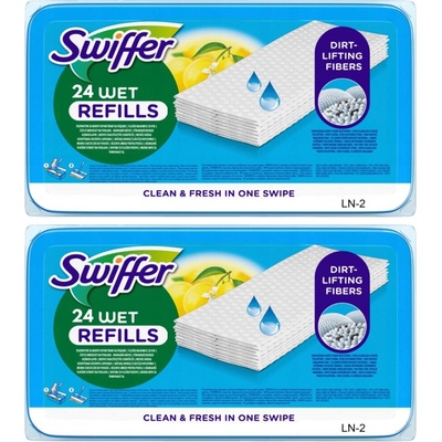 Swiffer Vlhčené utěrky na podlahu Citrus Fresh 48 ks