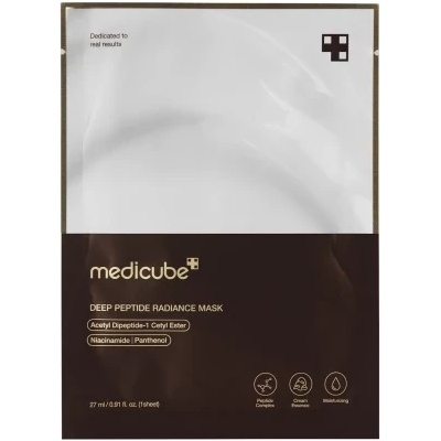Medicube Deep Peptide Mask - Озаряваща лист маска с пептиди - 1 бр. / 27 ml
