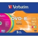 Médiá na napaľovanie Verbatim DVD-R 4,7GB 16x, 5ks
