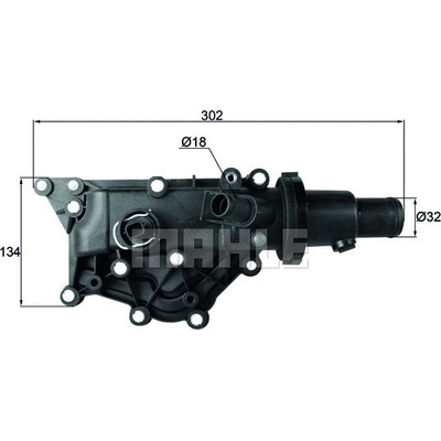 Termostat, chladivo MAHLE TH 59 89
