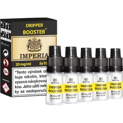 Boudoir Samadhi s.r.o. IMPERIA Dripper Booster PG30/VG70 20mg 5x10ml – Zboží Dáma