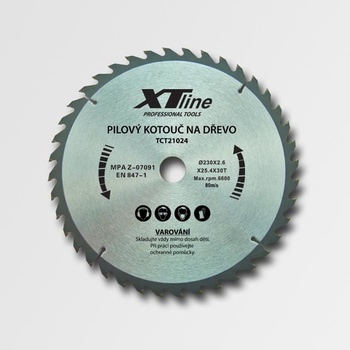Xtline TCT21040 Kotouč pilový profi 210x30/40 zubů