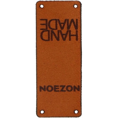 Kožený štítok Hand Made NOEZON škoricovo hnedý