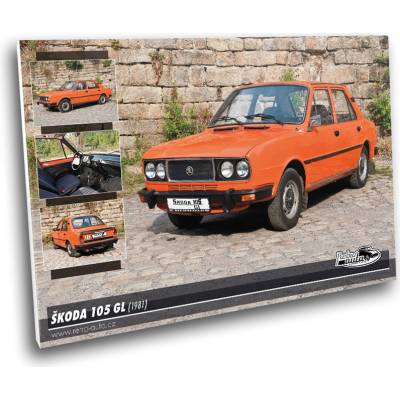 Obraz č. 72 - ŠKODA 105 GL (1981) 100 x 70 cm