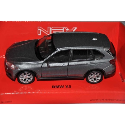 Welly BMW X5 stříbrné 1:34
