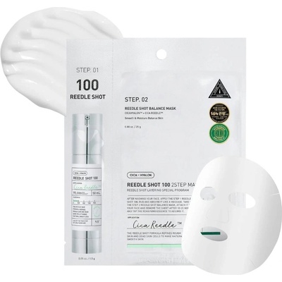 VT Cosmetics Reedle Shot 100 2Step Mask Zpevňující pleťová maska v plátýnku – Zboží Dáma