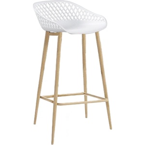  HORECANO-TOKYO-Бар Стол 48х47.5хh95.5cm БЯЛ/ДЪРВО (HC-42402) (0142402)