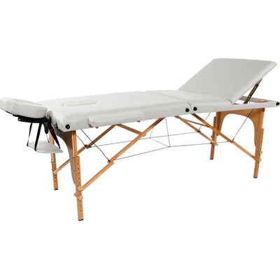 MH Star skládací lehátko s nastavitelnou sekcí ETL60 bílé