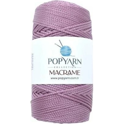 POPYARN Příze Macrame B028 - fialová, 100g 140m