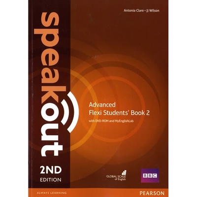 Speakout 2nd Edition Advanced Flexi 2 Coursebook w/ MyEnglishLab - J. J. Wilson