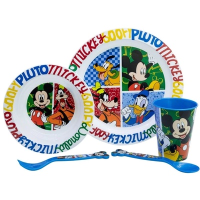 Stor Комплект за хранене Stor - Micro, Mickey Has Fun, 5 части (81150)