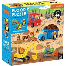 Mudpuppy Podlahové auta na stavbě 25 dielov