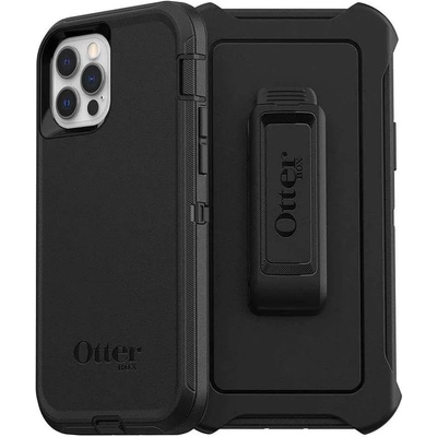 OtterBox Defender Case - изключителна защита за iPhone 12, iPhone 12 Pro (черен)