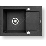 Pyramis 70165701 - Кухненска мивка NEXT 62x44 см гранит/черна (PY0018) Мивка за вграждане