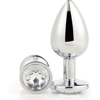 Image 1 of DreamToys Gleaming Love Plug Silver Large