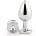 DreamToys Gleaming Love Plug Silver Large