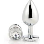 DreamToys Gleaming Love Plug Silver Large