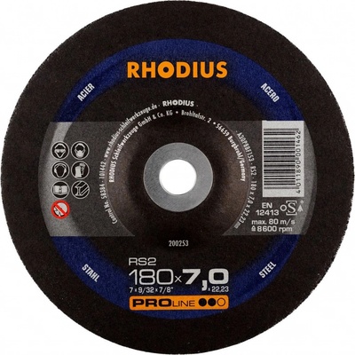 Rhodius Brusný kotouč 180 x 7,0 x 22,23 mm 200253
