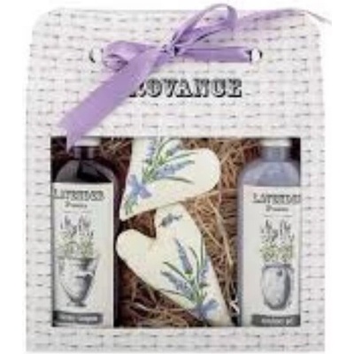 Bohemia Gifts & Cosmetics Levandula gel 100 ml + kúpeľ 100 ml + patchwork