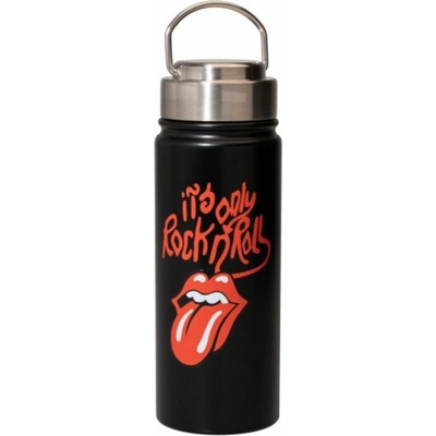 CurePink Nerezová Termo outdoor láhev na pití The Rolling stones Já vím 500 ml