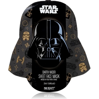 Mad Beauty Star Wars Darth Vader антиоксидантна платнена маска с екстракт от чаено дърво 25ml