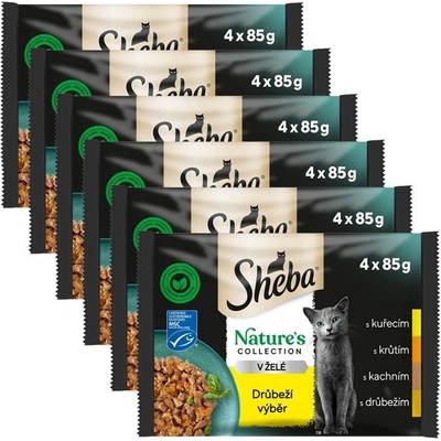 Sheba Natures Collection Консерва с пилешко месо в желе 6 x (4 x 85 г)