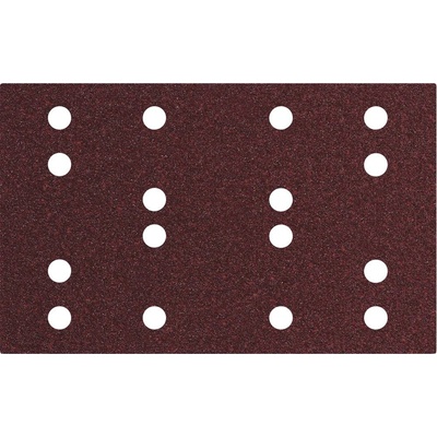 Suché brúsne listy 80 x 133 mm, P 60, 16 otvorov, so suchým zipsom (SRA) Metabo 635191000