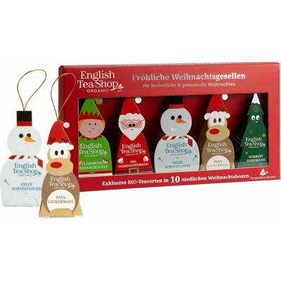English Tea Shop Organic Gift Box Veselé Vánoce 10 ks