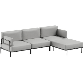 Mood Selection Salve 3 pohovka + Puf Modul šedá