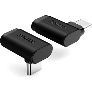 Hama Адаптер 90°C USB-C, USB 3.2 Gen2, 10 Gbit/s, 5 A, 240 W, комплект от 2 (200359)