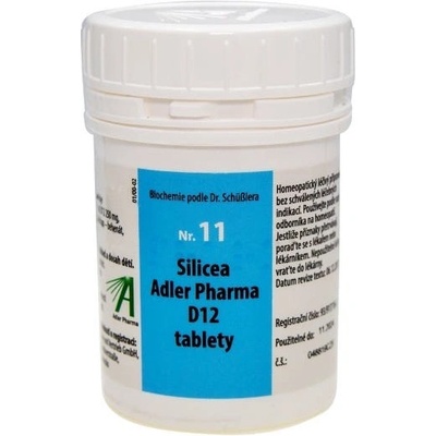 Adler Pharma Schüsslerove soli Nr. 11 Silicea D12 400 tabliet