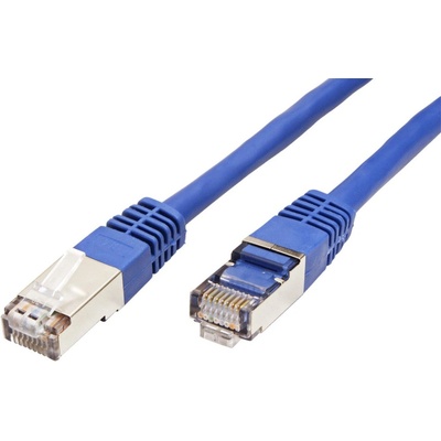 Value 21.99.1384 S/FTP patch, kat. 6, 10m, modrý