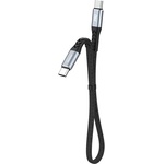 Dudao L10C кабел за данни Type-C - Type-C, 23 см, ЧЕРЕН GP-190468 (GP-190468)