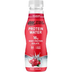 Optimum Nutrition Protein Drink |16g Whey Protein Isolate Per Bottle [330 мл] Малина с ябълка