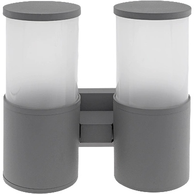 ELMARK Ol7112/2 ФАСАДНА ЛАМПА СИВА (917112-2/gr)