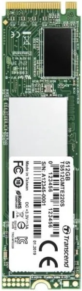 Transcend 512GB M.2 2280 PCIe (TS512GMTE220S)