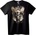 NOONEBRAND Тениска Череп с Крила и Древна Корона - 2XL, Black