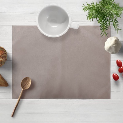 Biante Zamatové prestieranie Velvet Prémium SVP-015 Latte 30x40 cm