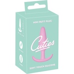 Cuties Mini Butt Plug - силиконов анален плъг (розов, 2, 1 см) - lovesexshop