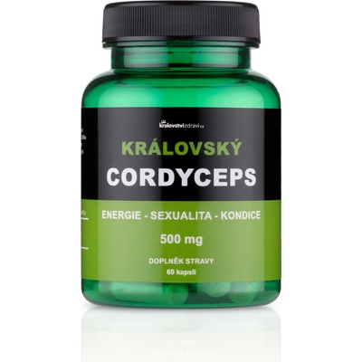 Kráľovský Cordyceps pre podporu kondície, 60 kapsúl