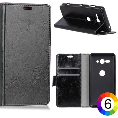 Sony Xperia XZ2 Compact Magnetic Wallet Кожен Калъф и Скрийн Протектор