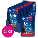 Brit Premium Cat Beef Stew & Peas 24 x 100 g