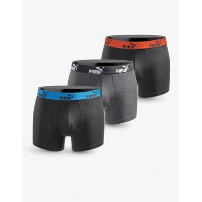 PUMA 3-Packs Boxer Shorts Black Anthracite
