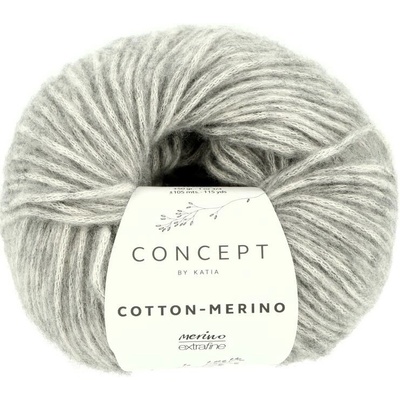 Katia Cotton Merino 106 sivá