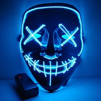 Purge maska LED modrá