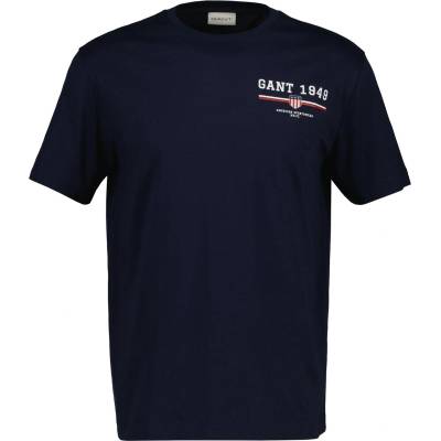 Gant Тениска Gant Men's Graphic Regular Fit T-Shirt - Evening 433