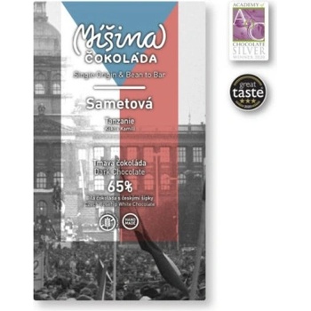 Image 1 of Míšina čokoláda Смесен шоколад Velvet 65% 50g